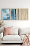 Wallity Huhu470 Pintura Decorativa en MDF con Marco (3 Piezas) 50 x 70 cm